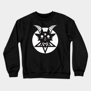 Cute goat horror kawaii Crewneck Sweatshirt